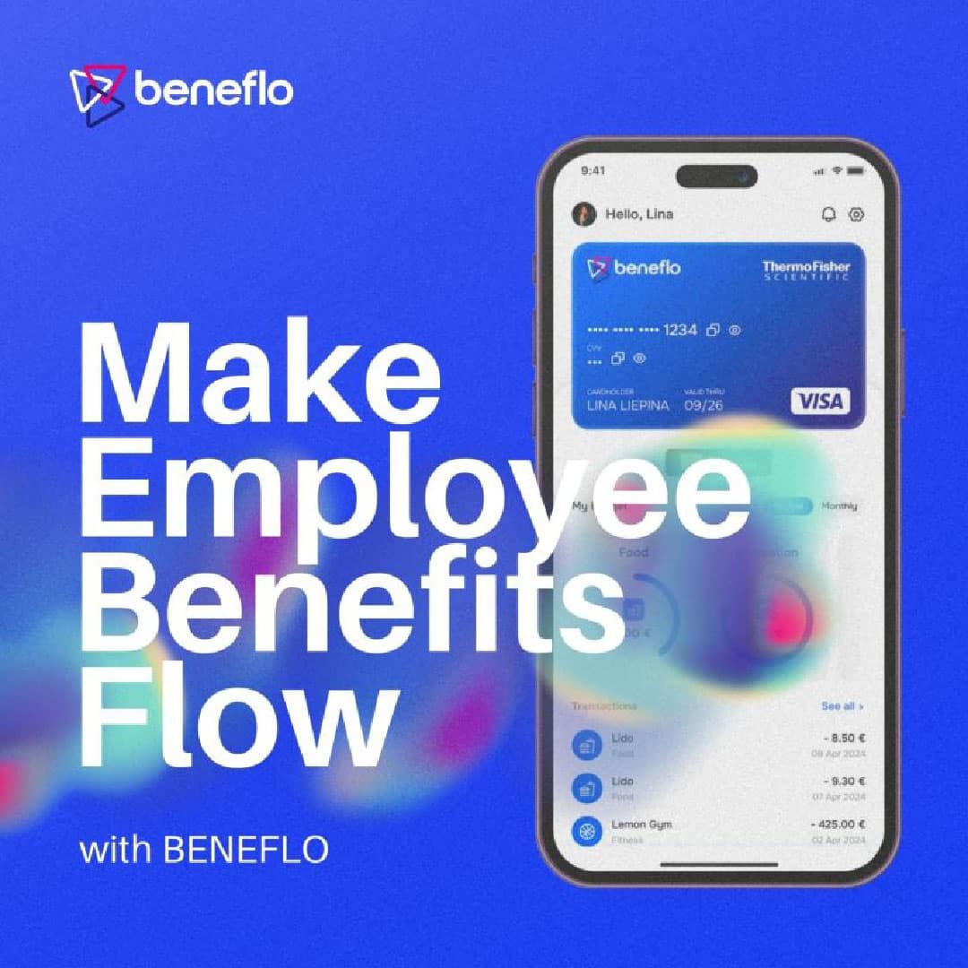 Beneflo name and tagline used in branding and marketing mockups