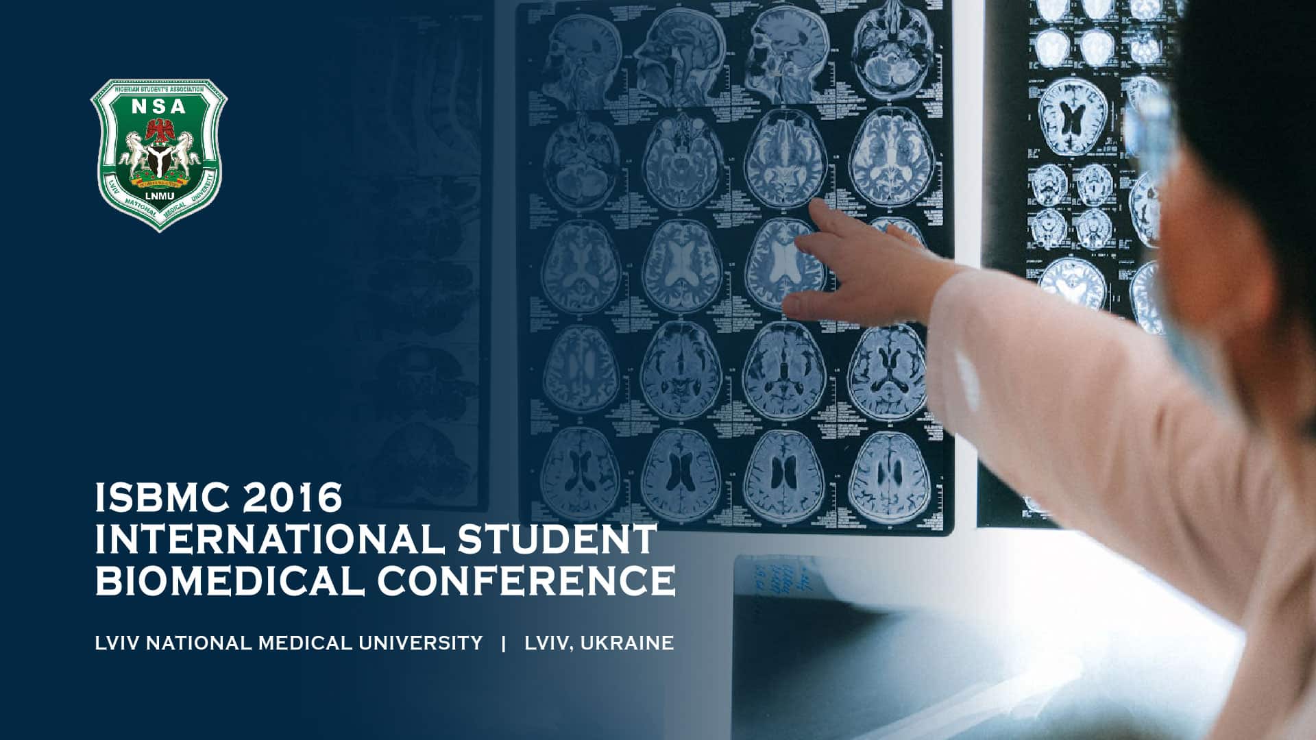 ISBMC name on conference poster