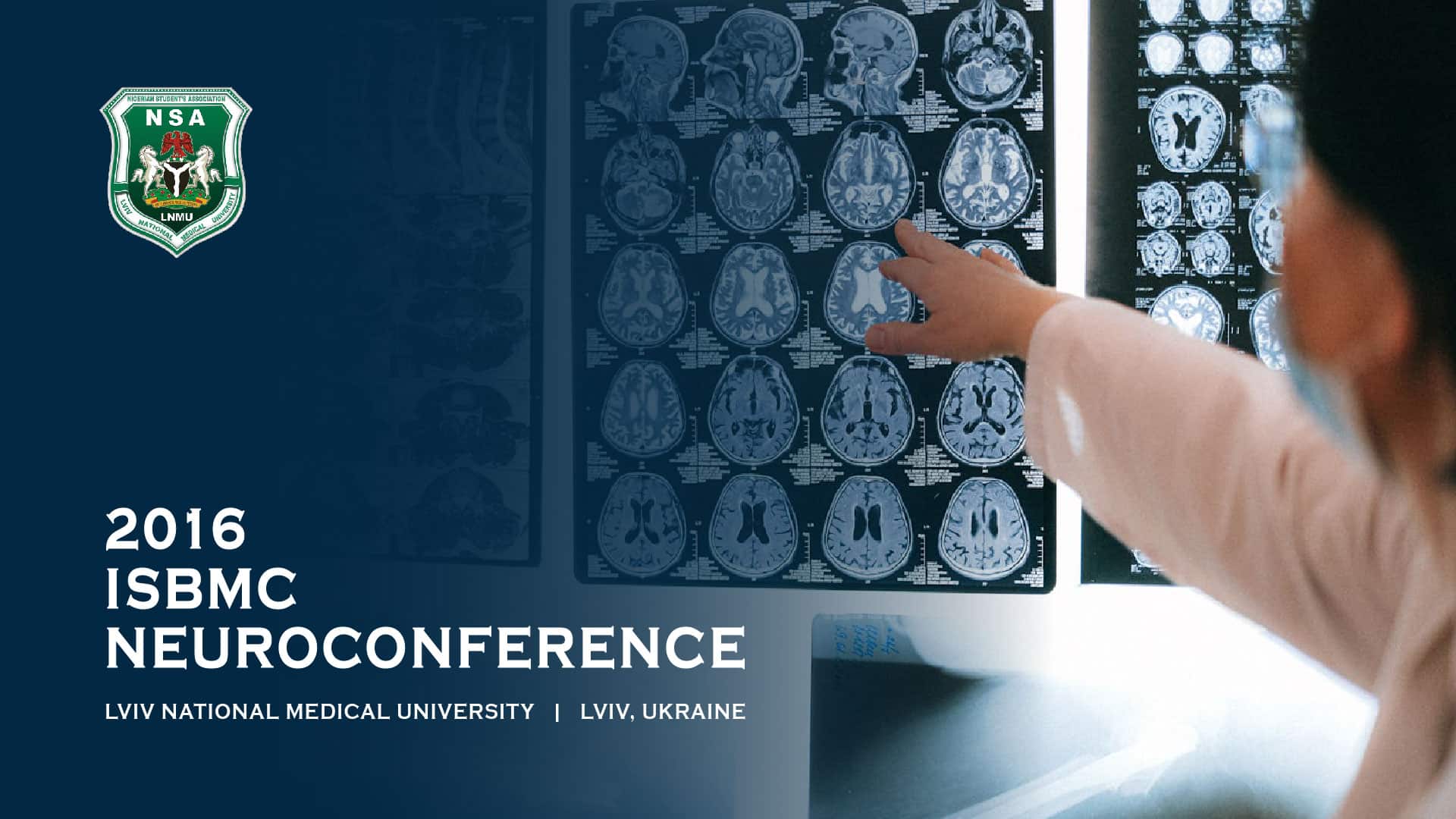 ISBMC conference name on poster